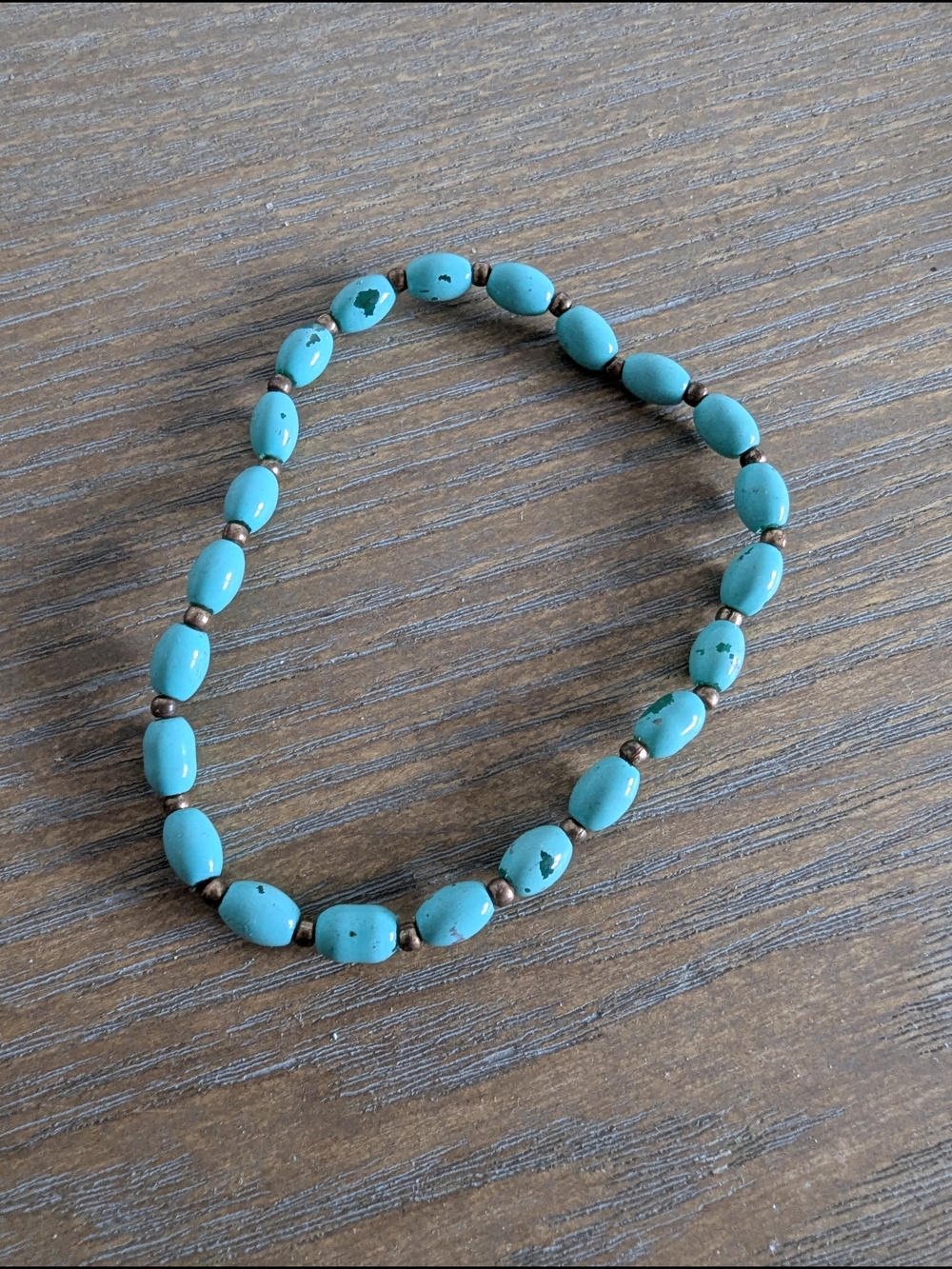 Blue Multi-Strand Beaded Stack Bracelet Set - Picture 7 of 8